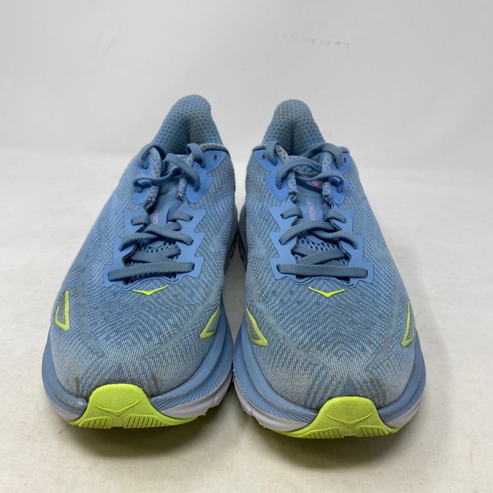 Hoka Clifton 9 Women 8.5 Running Shoes Dream Blue Ice Water Pink 1127896-Dnk View 5